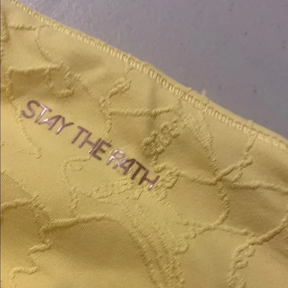 CALIA by Carrie Underwood Yellow Leggings - Picture 4 of 6